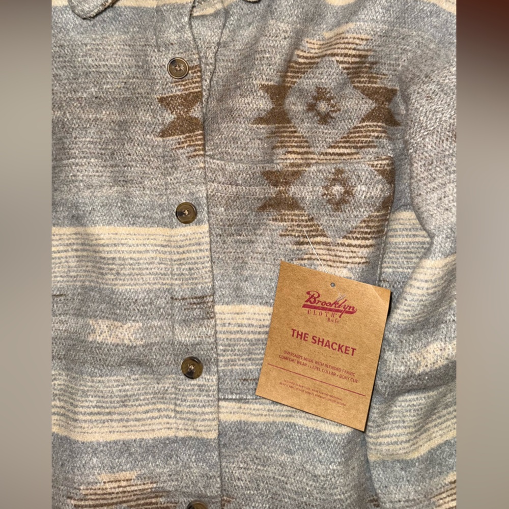 Western/Aztec Shacket - Picture 4 of 6